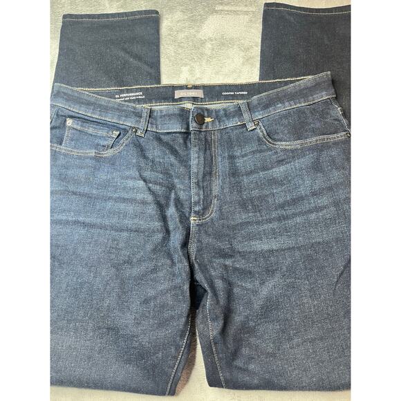 DL1961 jeans Mens Medium‎ Size 38x34 Dark Wash Cooper Tailored NWOT - Picture 1 of 11